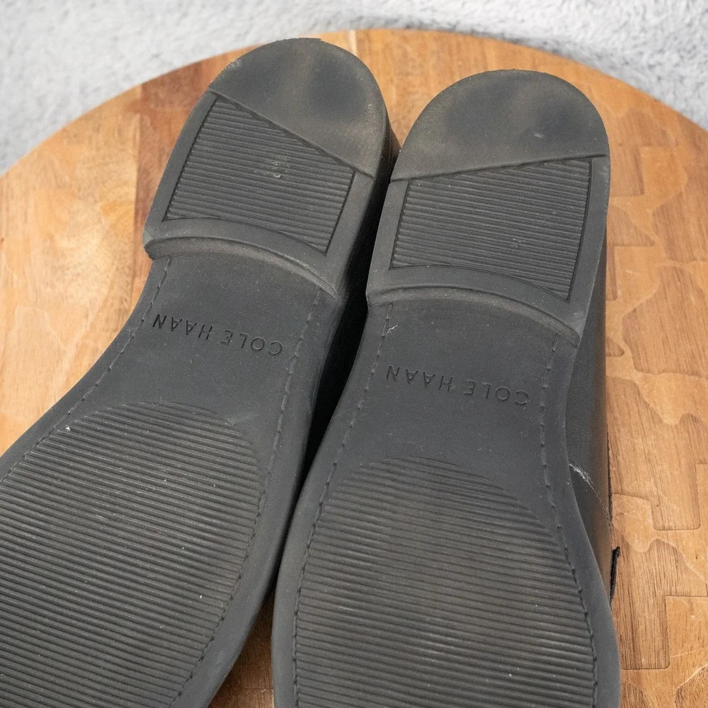 Cole Haan Loafer Mens Size 9 Black Good Leather Slip On C24509 Casual Round Toe